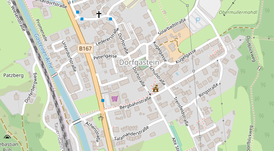 Restaurant auf Karte