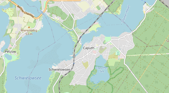 Restaurant auf Karte