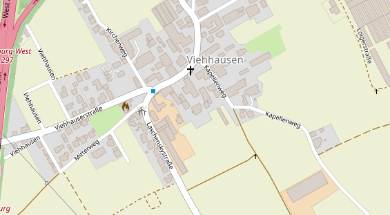 Restaurant auf Karte