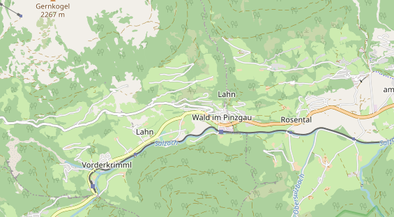 Restaurant auf Karte