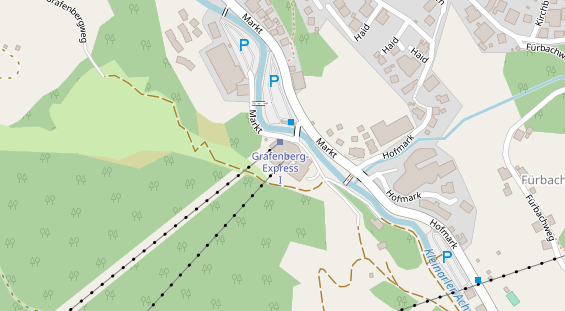 Restaurant auf Karte