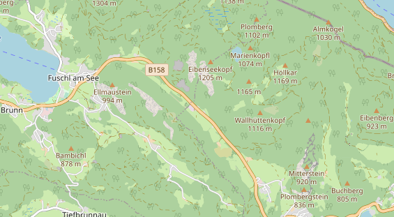 Restaurant auf Karte