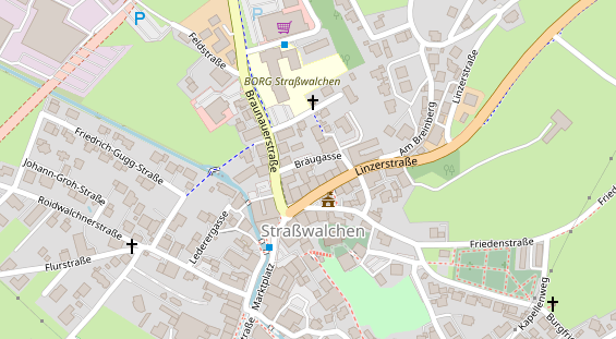 Restaurant auf Karte