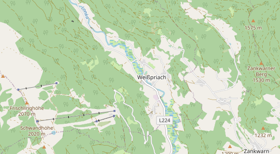 Restaurant auf Karte