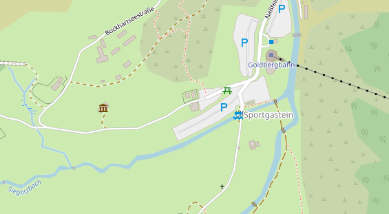 Restaurant auf Karte