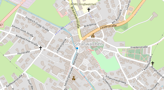 Restaurant auf Karte