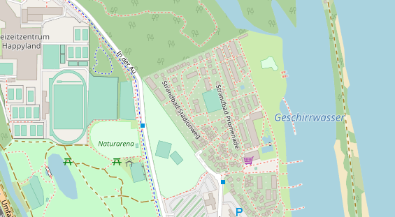 Restaurant auf Karte