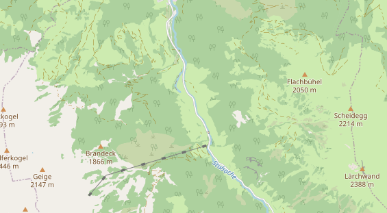 Restaurant auf Karte