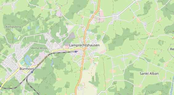 Restaurant auf Karte