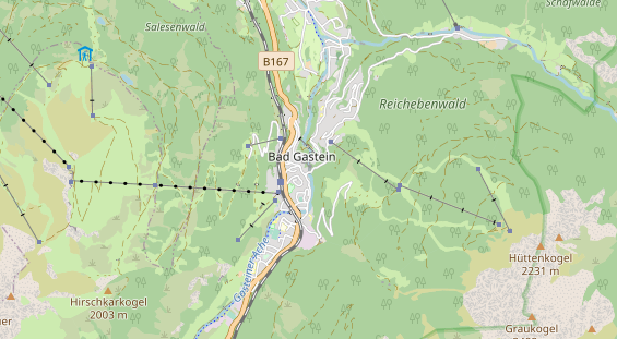 Restaurant auf Karte