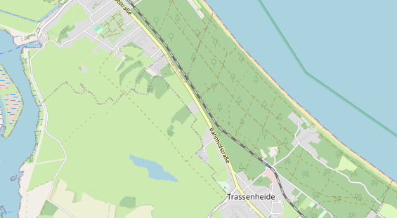 Restaurant auf Karte