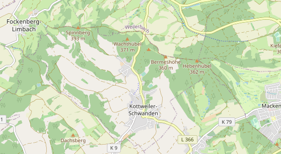 Restaurant auf Karte