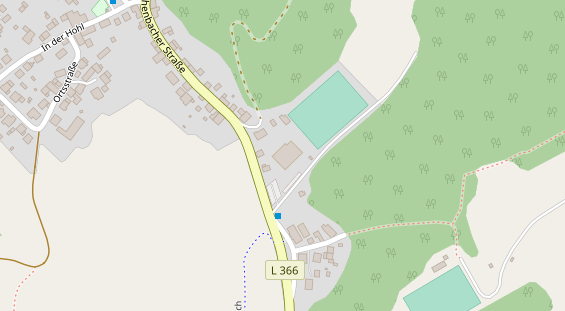 Restaurant auf Karte