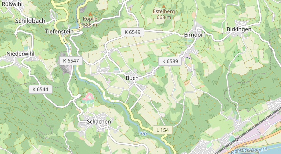 Restaurant auf Karte