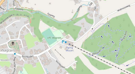 Restaurant auf Karte