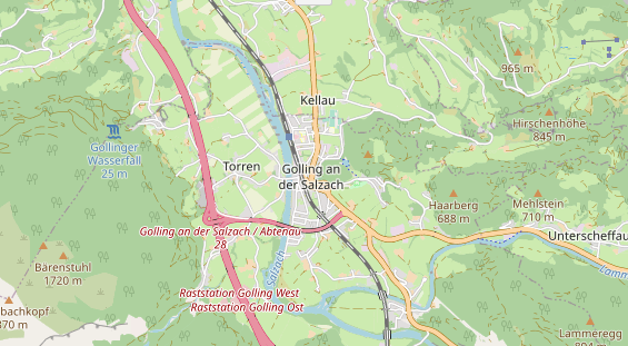 Restaurant auf Karte