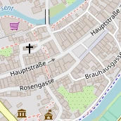 Restaurant auf Karte