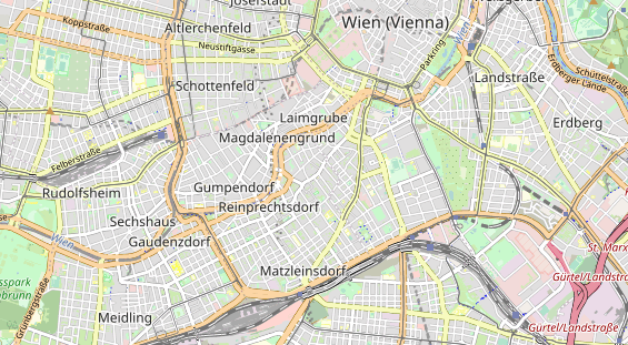 Restaurant auf Karte