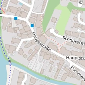 Restaurant auf Karte