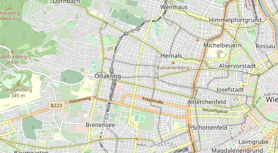 Restaurant auf Karte