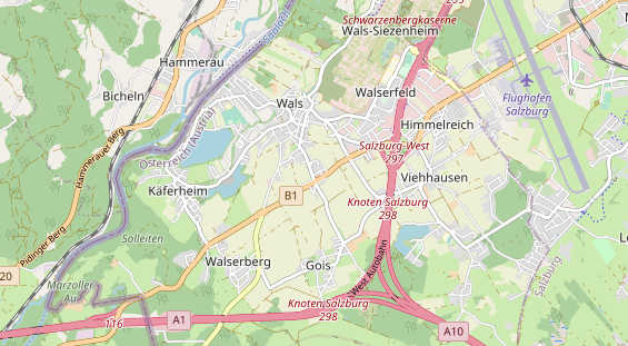 Restaurant auf Karte