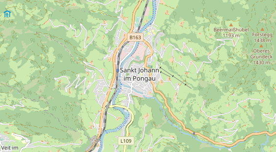 Restaurant auf Karte