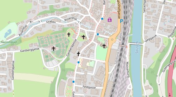 Restaurant auf Karte