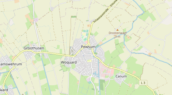 Restaurant auf Karte