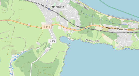 Restaurant auf Karte