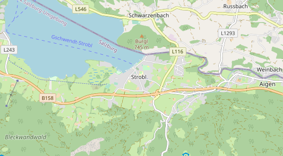 Restaurant auf Karte