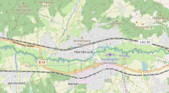 Restaurant auf Karte