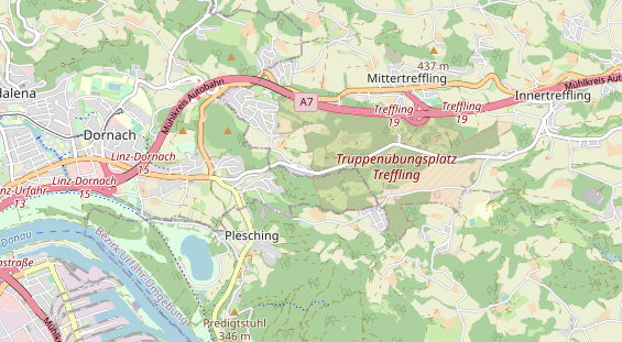 Restaurant auf Karte