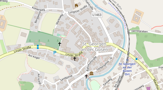 Restaurant auf Karte