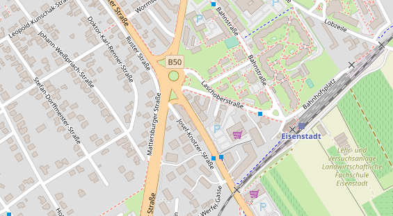 Restaurant auf Karte