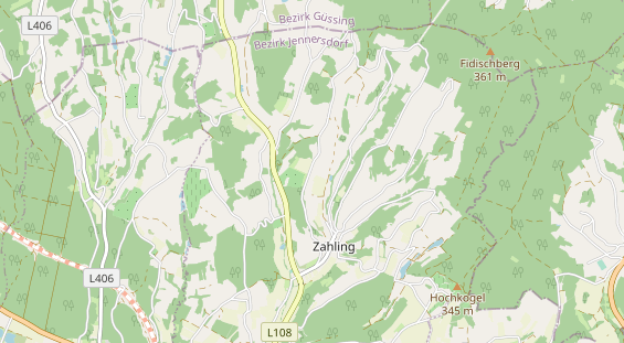 Restaurant auf Karte