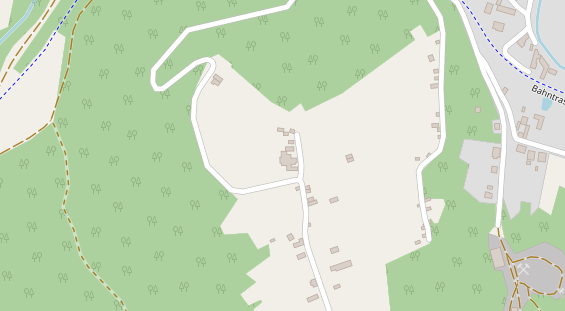 Restaurant auf Karte