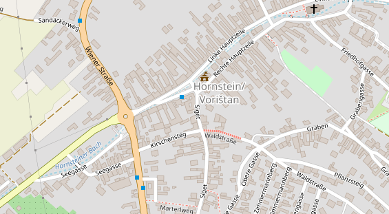 Restaurant auf Karte