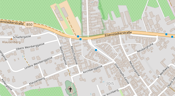 Restaurant auf Karte