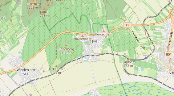 Restaurant auf Karte