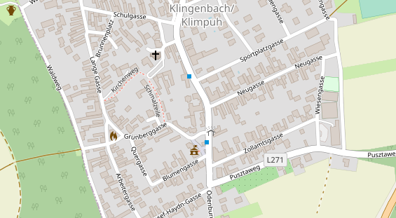 Restaurant auf Karte