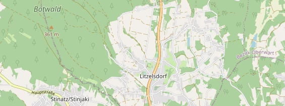 Restaurant auf Karte