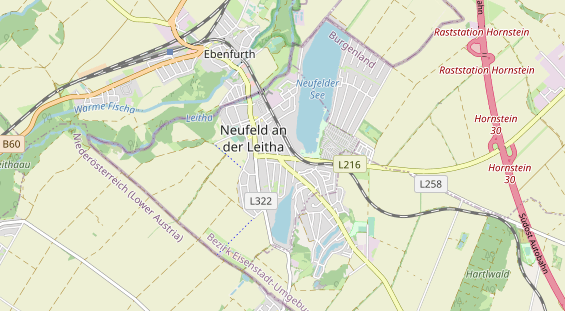 Restaurant auf Karte