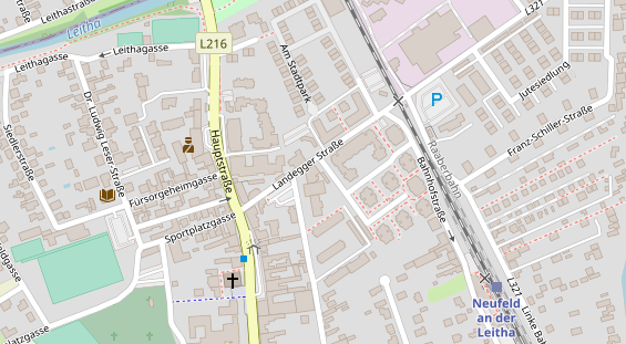 Restaurant auf Karte