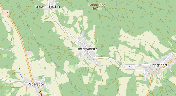 Restaurant auf Karte