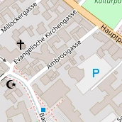 Restaurant auf Karte