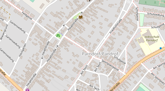 Restaurant auf Karte