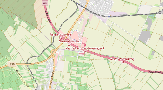 Restaurant auf Karte