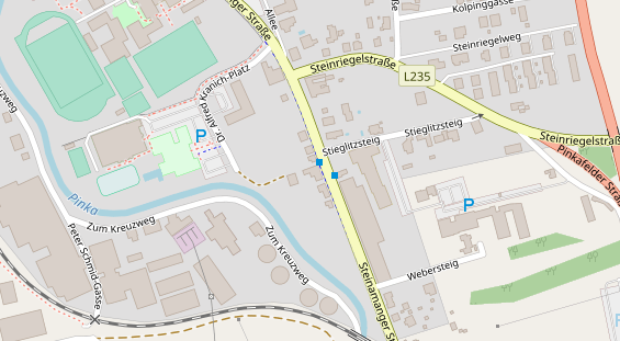 Restaurant auf Karte