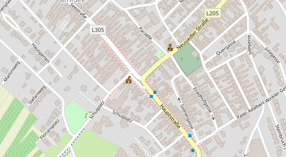 Restaurant auf Karte