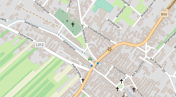 Restaurant auf Karte